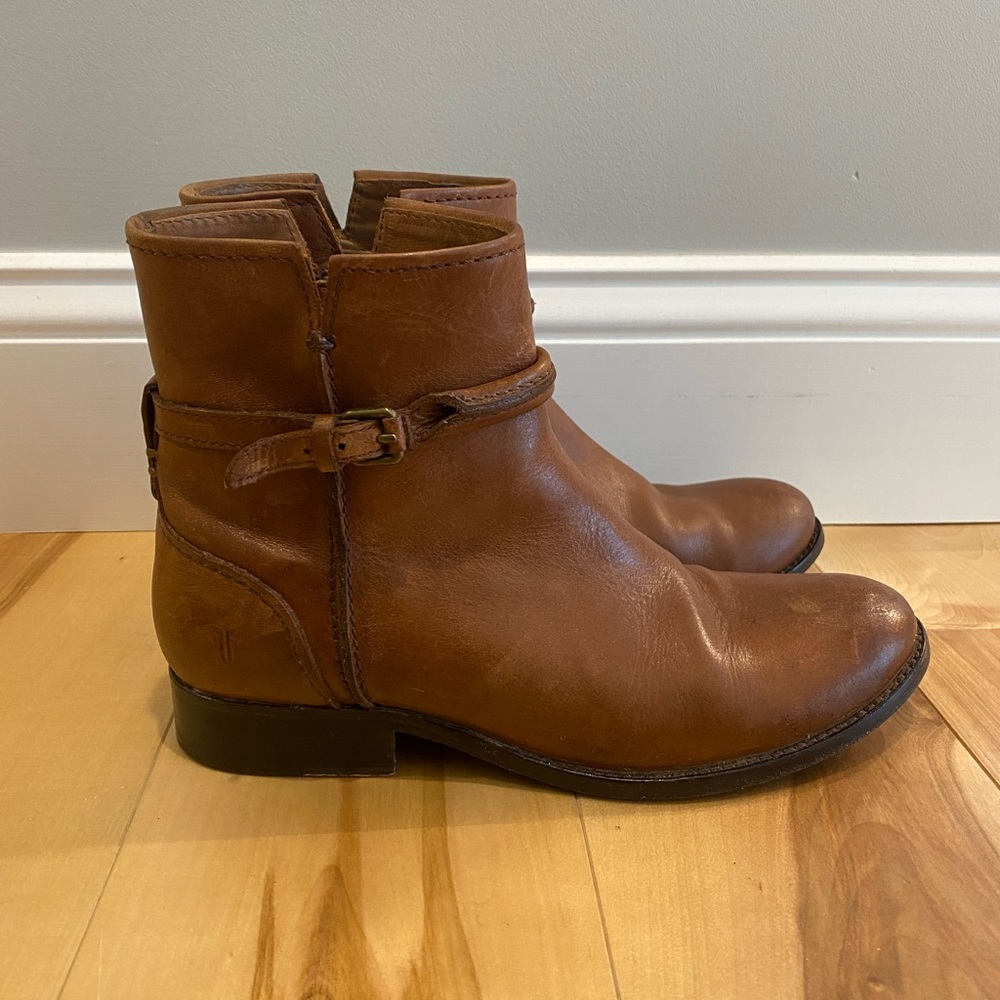 FRYE Melissa Seam Short Boots